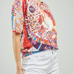 CAMISETA TEJIDA ESTAMPADA RENO ESTRELLA C/R M/C