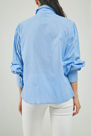 BLUSA BORDADA CALADA ADELANTE ARABESCO M/L C/C