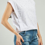 CAMISETA CHISPAS ADELANTE  INCRUSTACION LADO C/R MS
