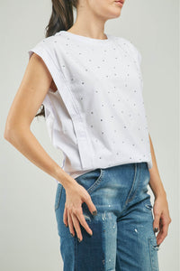 CAMISETA CHISPAS ADELANTE  INCRUSTACION LADO C/R MS