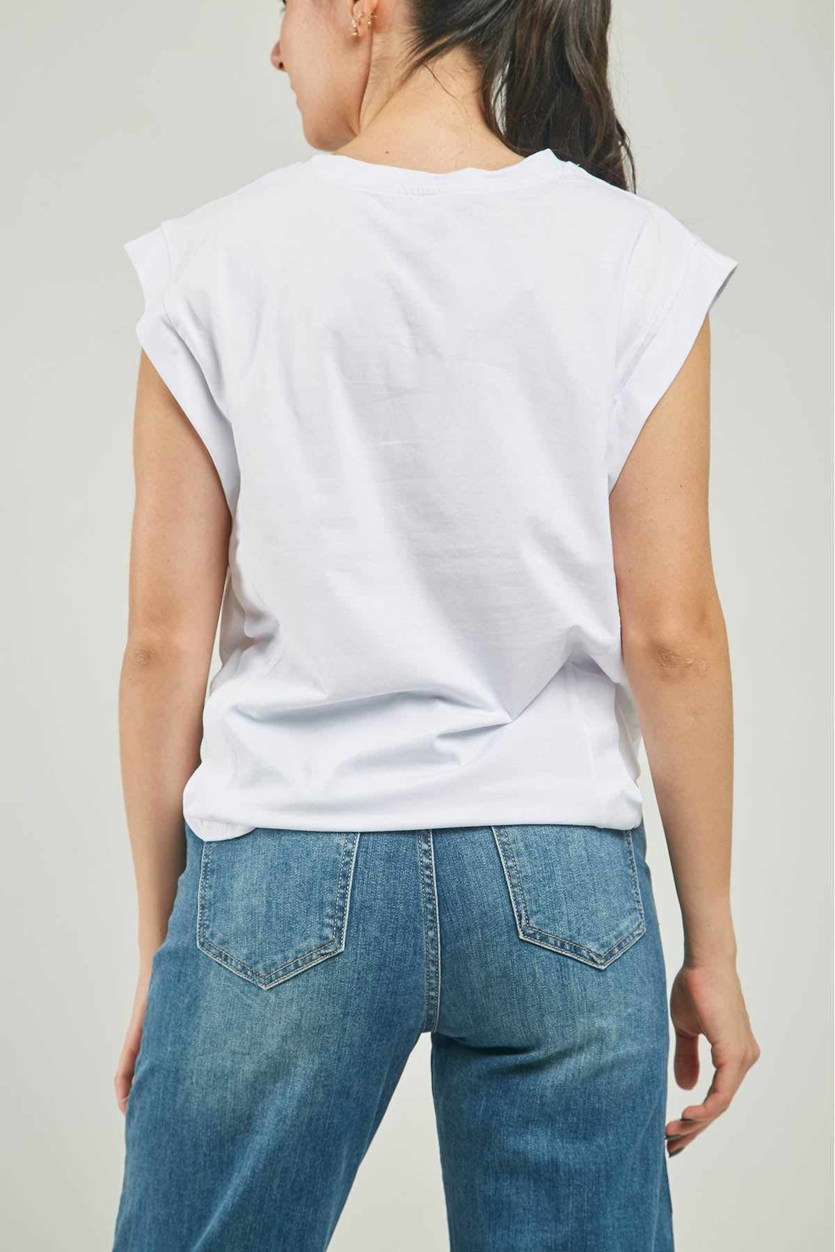 CAMISETA CHISPAS ADELANTE  INCRUSTACION LADO C/R MS