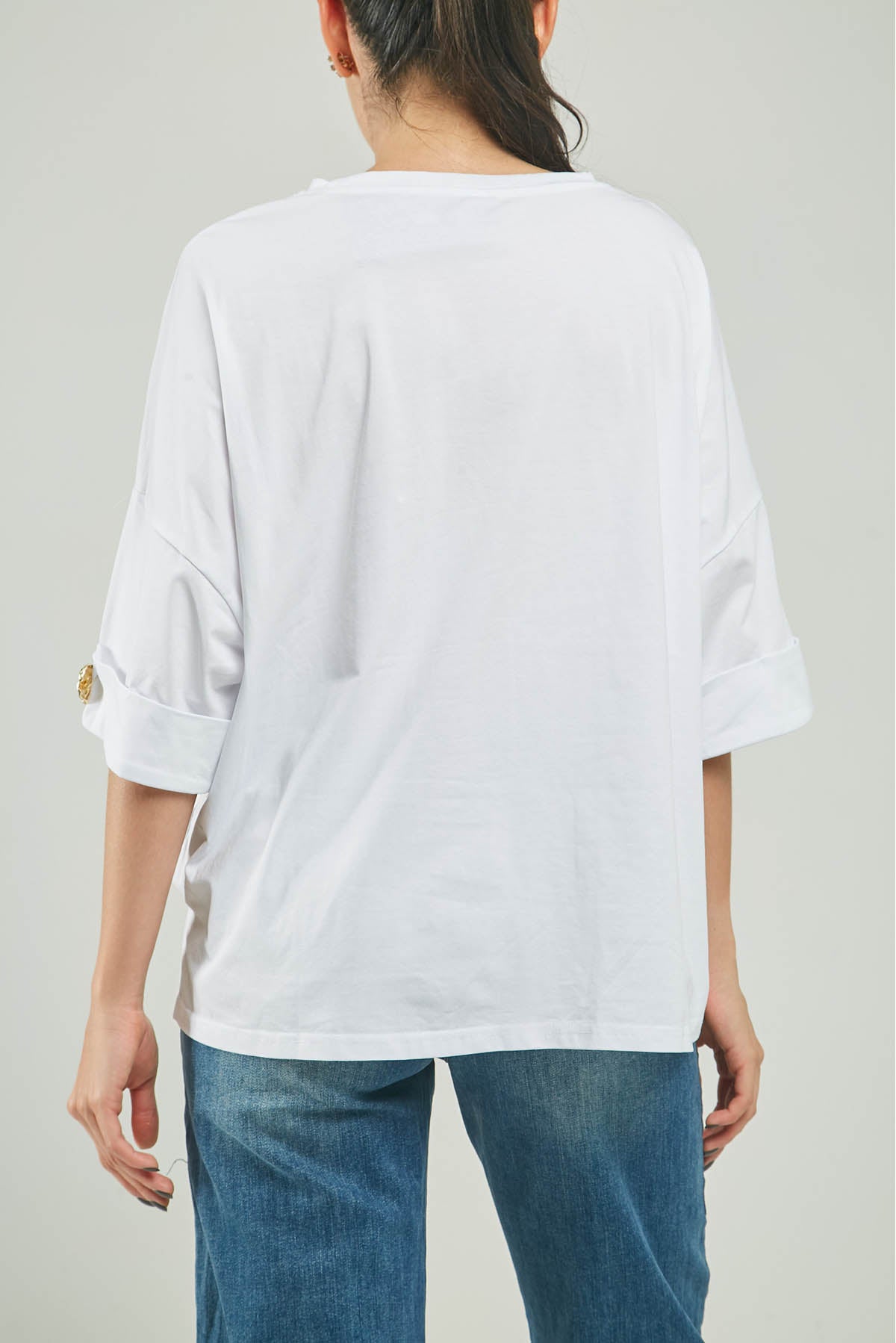 CAMISETA BASICA PRENDEDOR MANGAS C/R M/C