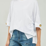 CAMISETA BASICA PRENDEDOR MANGAS C/R M/C