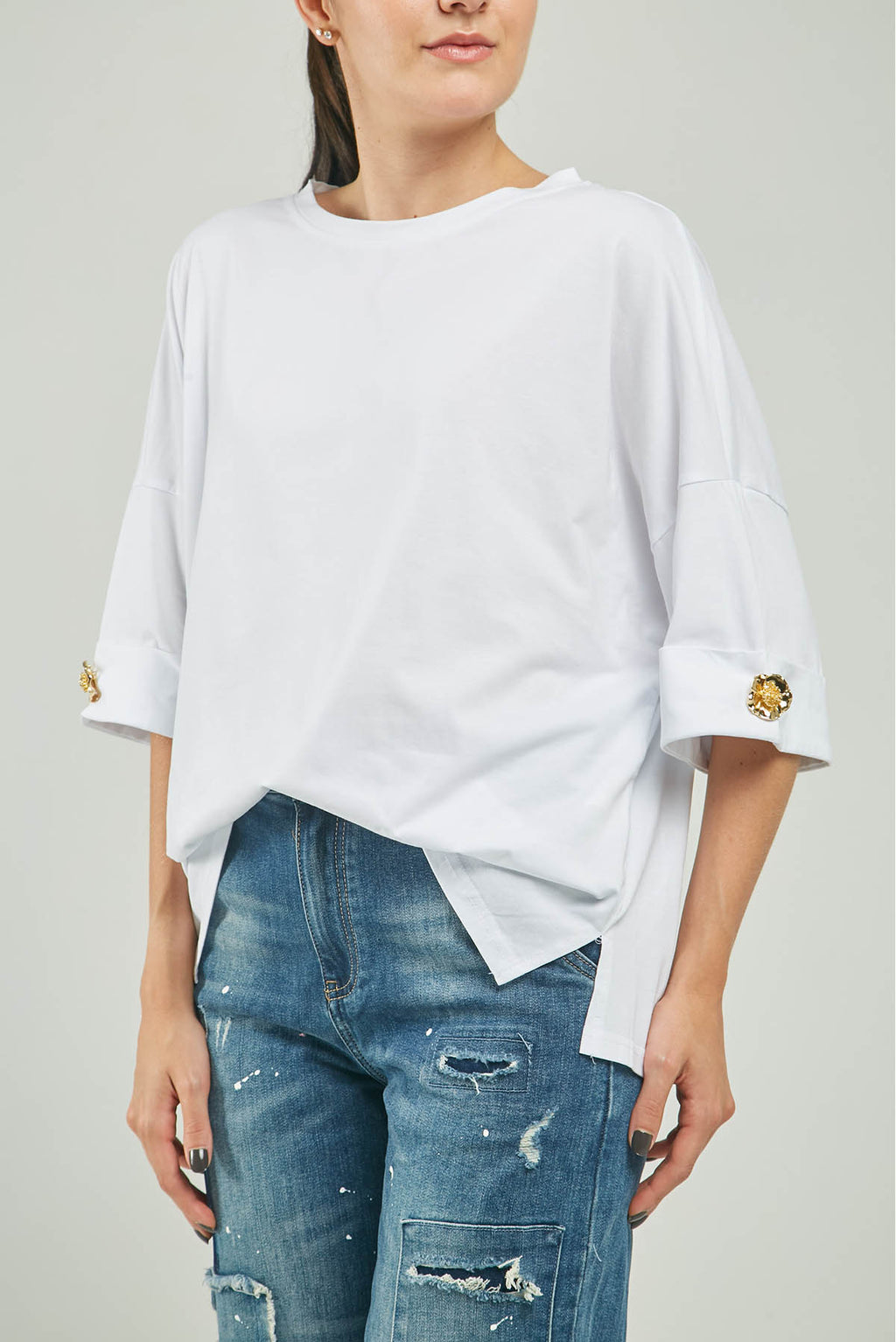 CAMISETA BASICA PRENDEDOR MANGAS C/R M/C