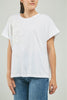 CAMISETA BORDADO FLOR TULLA  ADELANTE LADO  MR C/R