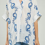 BLUSA BORDADA ARABESC PERILLA INTERUPIDA PRENSES  MC