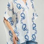 BLUSA BORDADA ARABESC PERILLA INTERUPIDA PRENSES  MC