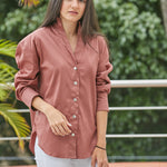 BLUSA PERILLA BROCHES  O BOTONES  LADOS C/N M/L