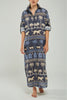 VESTIDO LINO ESTAMPADO PALMERAS PANTER PERRILLA INTERUMPIDA